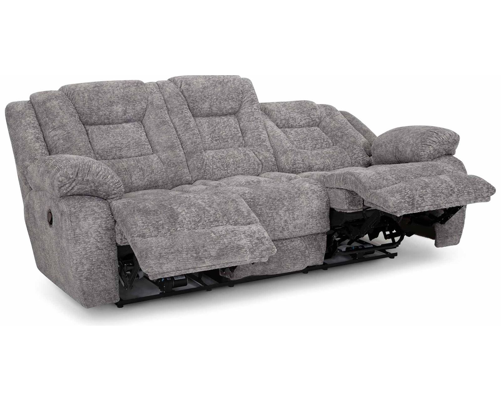 Hayworth 95" Reclining Sofa Ash (Luxury Comfort Without the Price) - Sit Back. Franklin Does the Rest.
