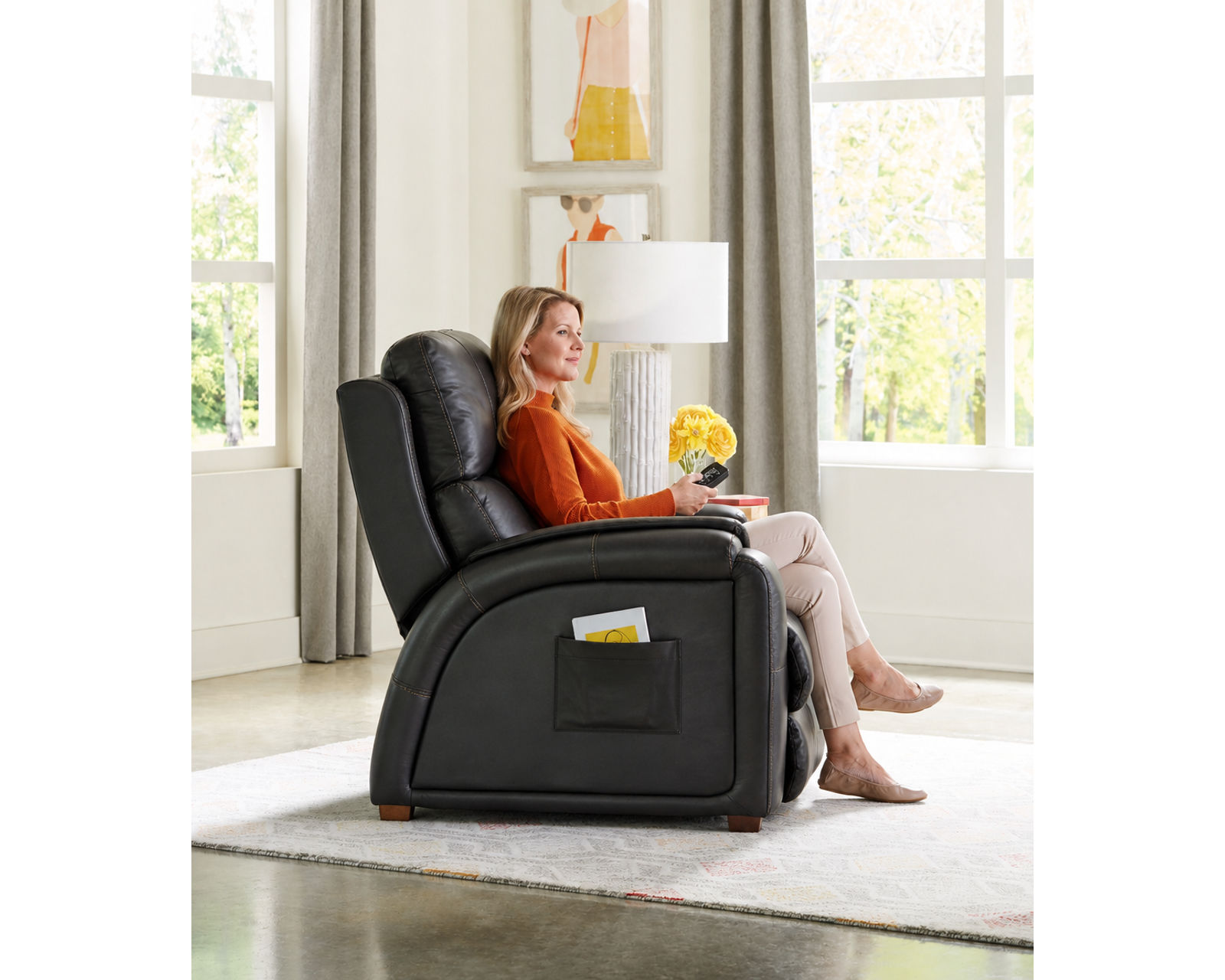 Reliever Power Headrest Power Lay-Flat Recliner Advanced Wellness Comfort with Deep-Tissue Massage, Heat, Power Lumbar & Zero Gravity Relaxation (two colors) - Relief Has Never Felt This Good.