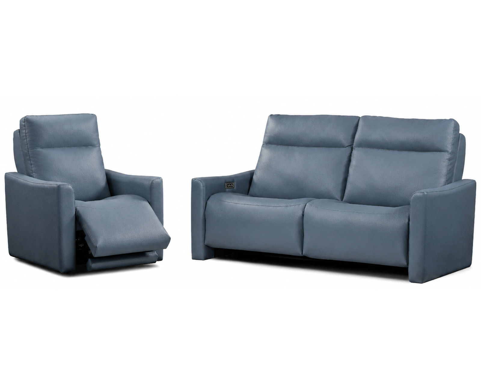 Kirk Dual Power Reclining Sofa — Available in Standard & Wide Cushions, 140+ Leather Options, and 76", 79", or 108" Widths - Premium Comfort Without Compromise