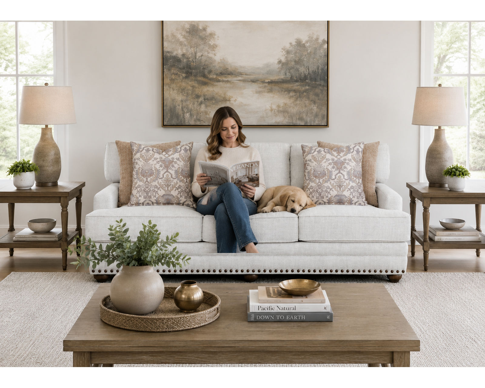 Quinn 99" Wide Sofa (Performance Fabric. Beautiful Comfort. Made for Real Life) - Luxury Looks. Beautiful Rooms. Surprisingly Affordable.