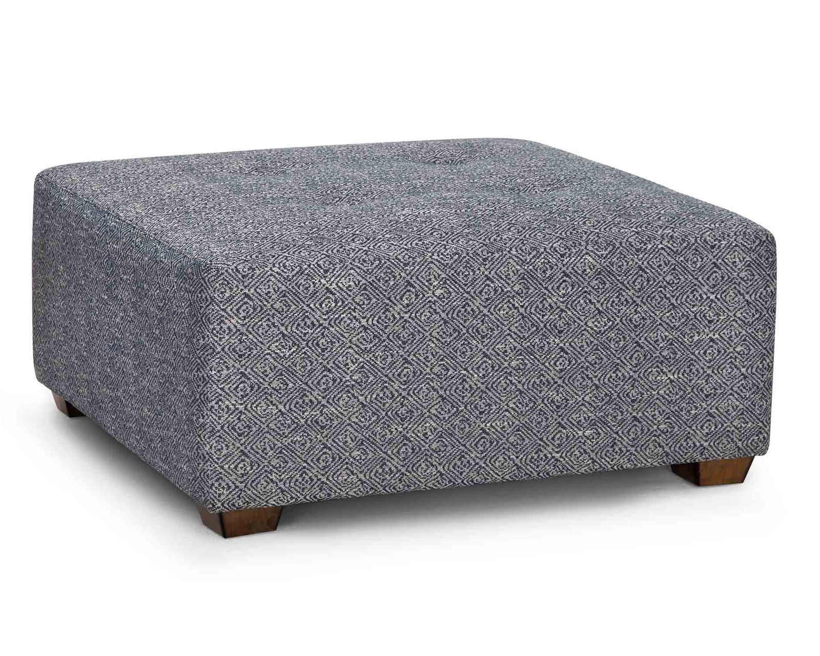 Sicily 101" Wide Sofa (The Look of Worn Leather. The Softness of Fabric) - Sicily 39" Square Cocktail Ottoman