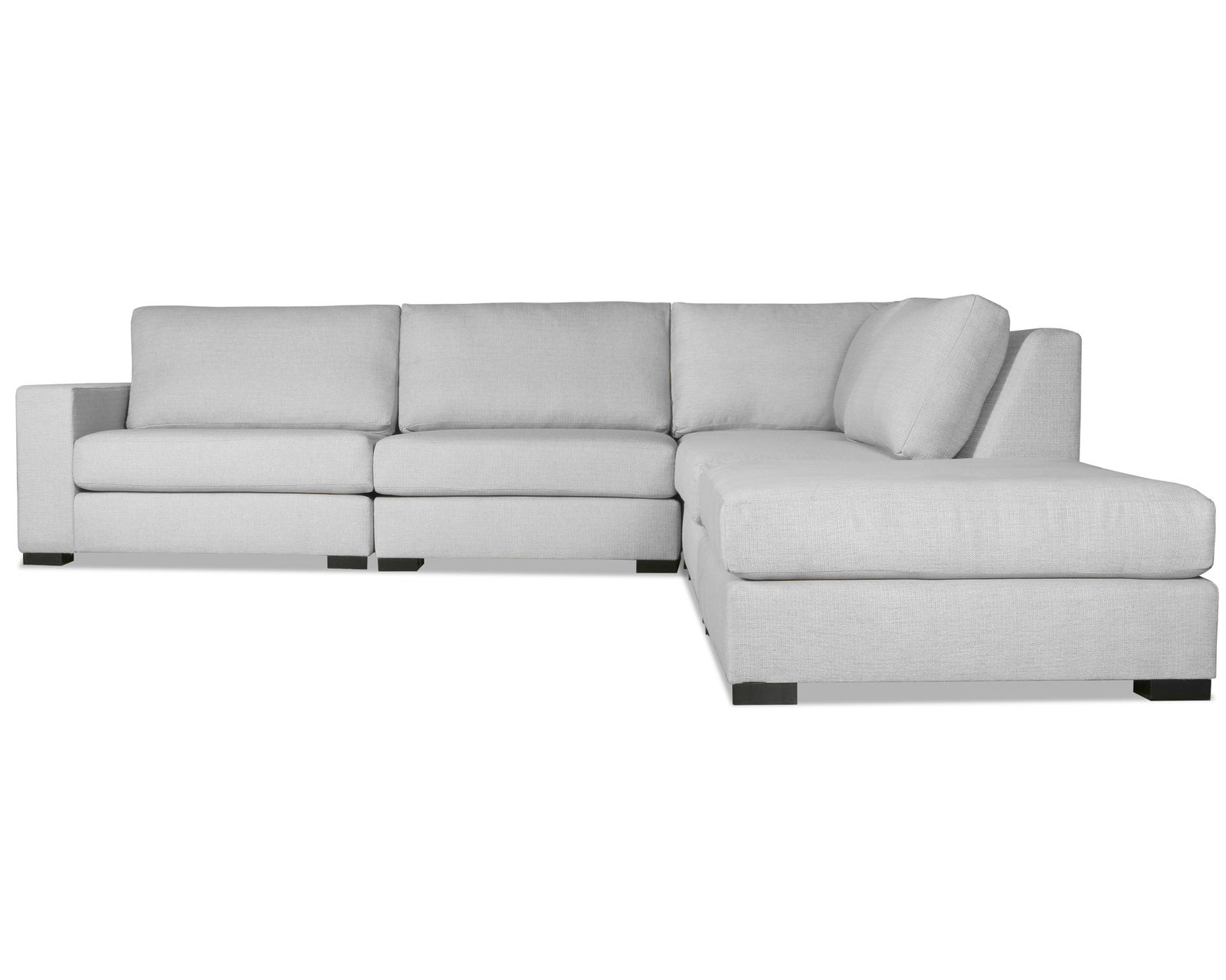 Veranda 5 Pieces Modular Sectional B (Choice of Colors - Veranda 5 Pieces Modular Sectional in Grey