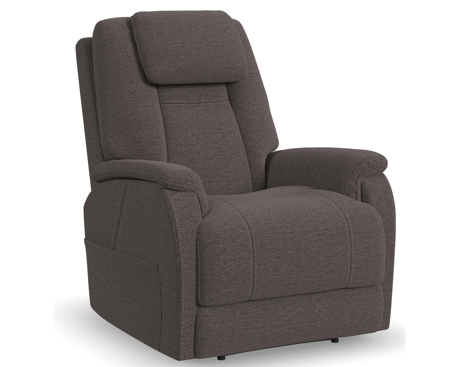 Zecliner 1093 Triple Power Sleep Recliner with Heat and Massage (6' 0" and taller) in stock - Upholstered in moisture-resistant performance fabric