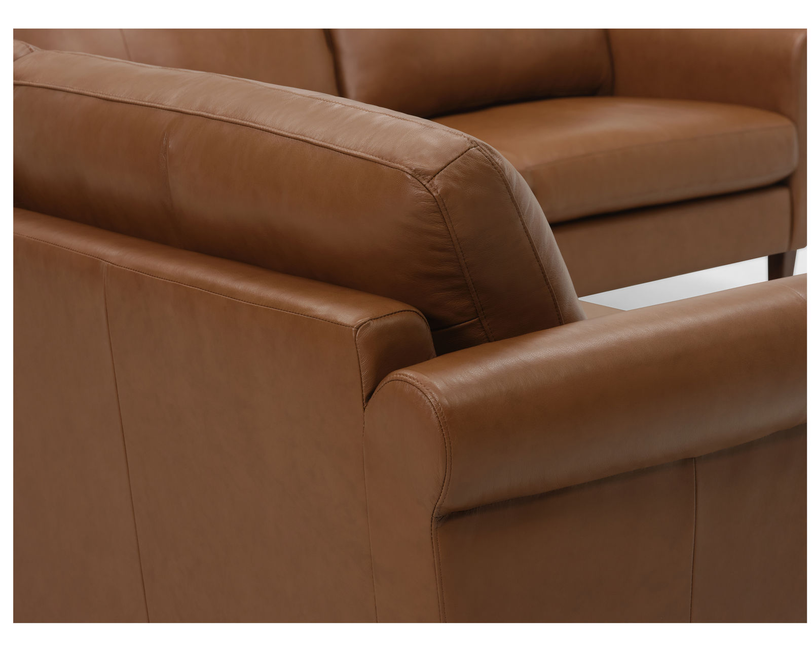 Soren 77170 Rolled Arm Sectional (+100 leathers)