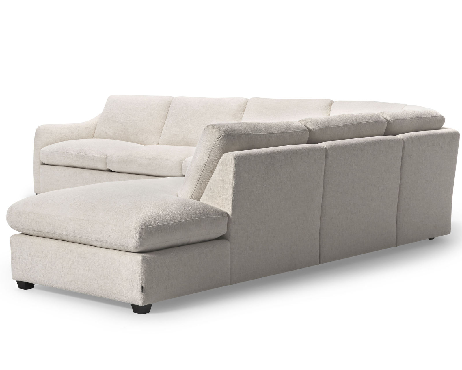 Madison 77658 Modern English Sectional (+60 fabrics) - Layout N: Four Piece Sectional 151" x 108"