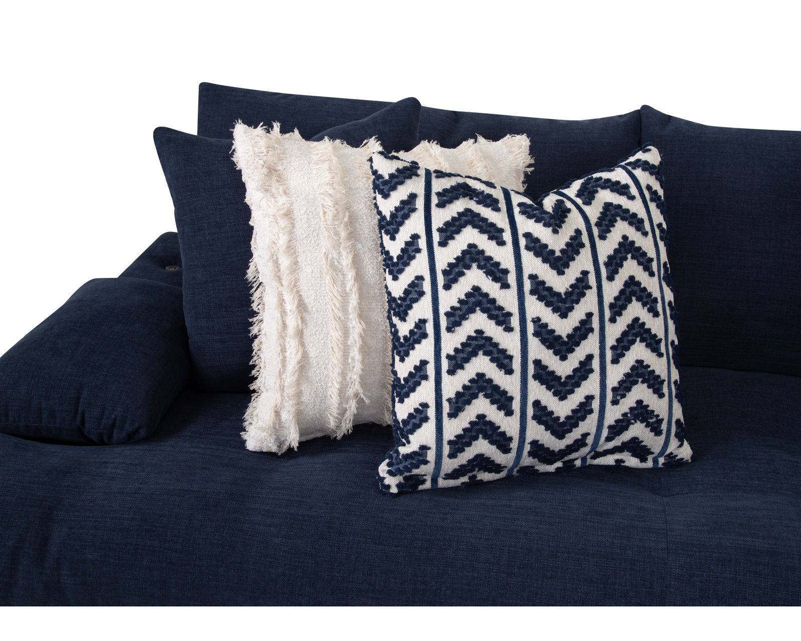 Neptune 831 Sectional with USB charging (includes pillows) - Your Shortcut to a Beautifully Designed Home.