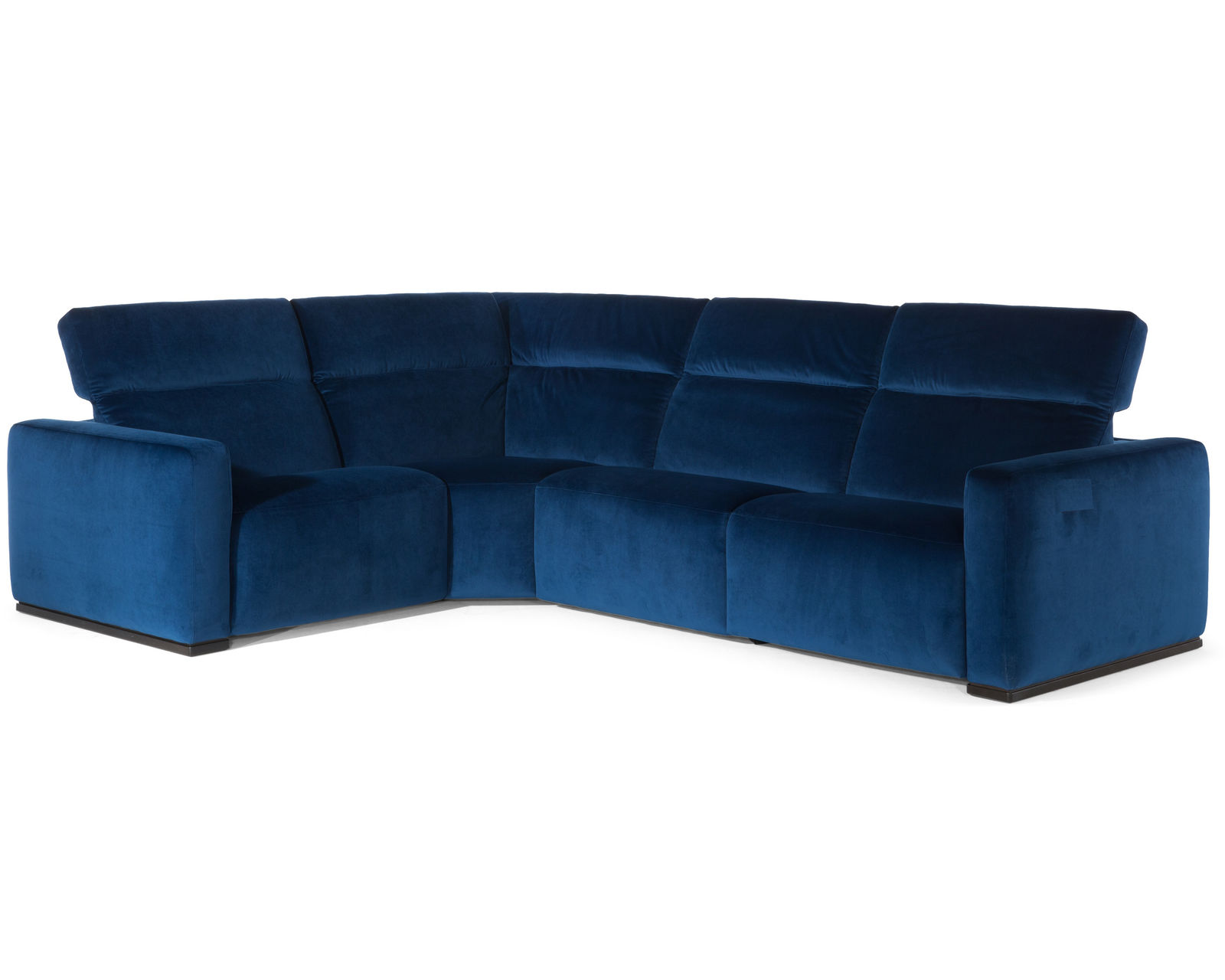Baltimora C260 Stationary Sectional (+50 leathers) - Every seat includes manual adjustable headrests