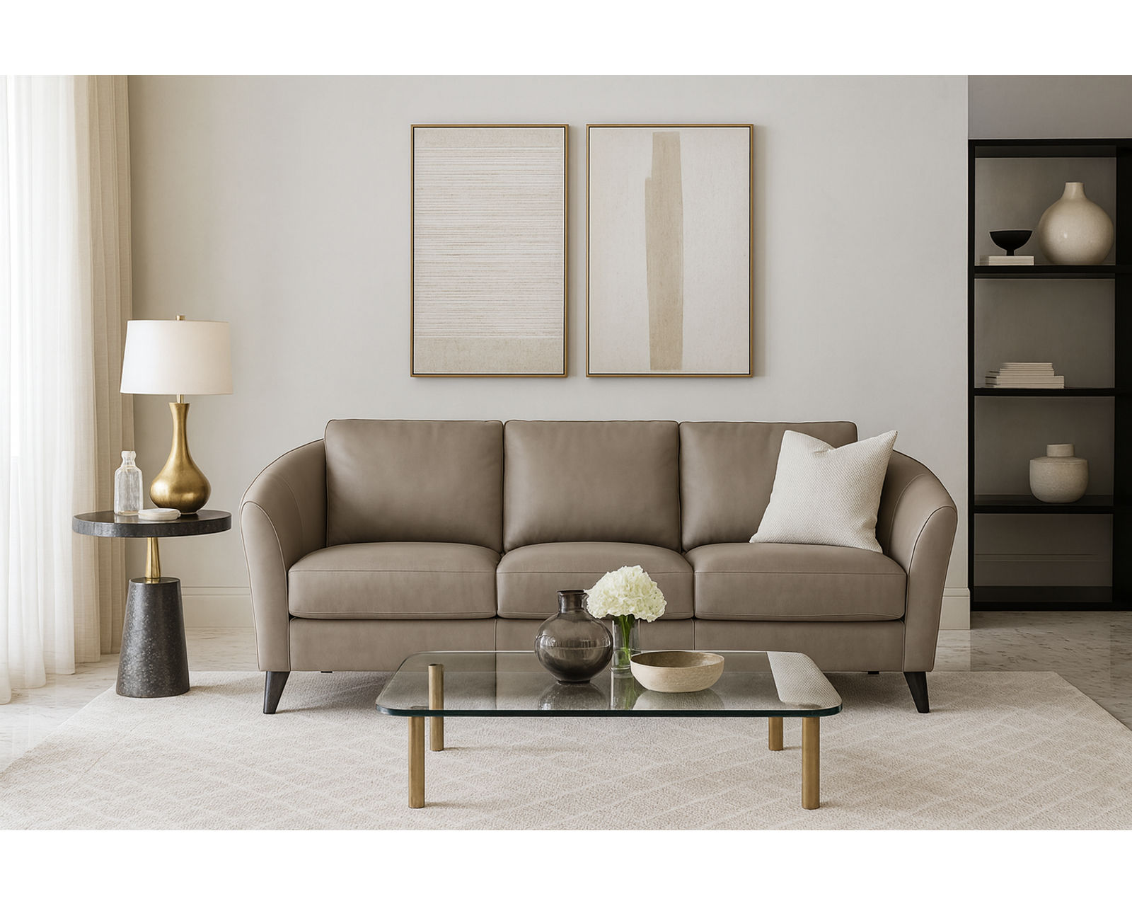 Alula 77427 Sofa (83") +100 leathers - Alula 83" Sofa