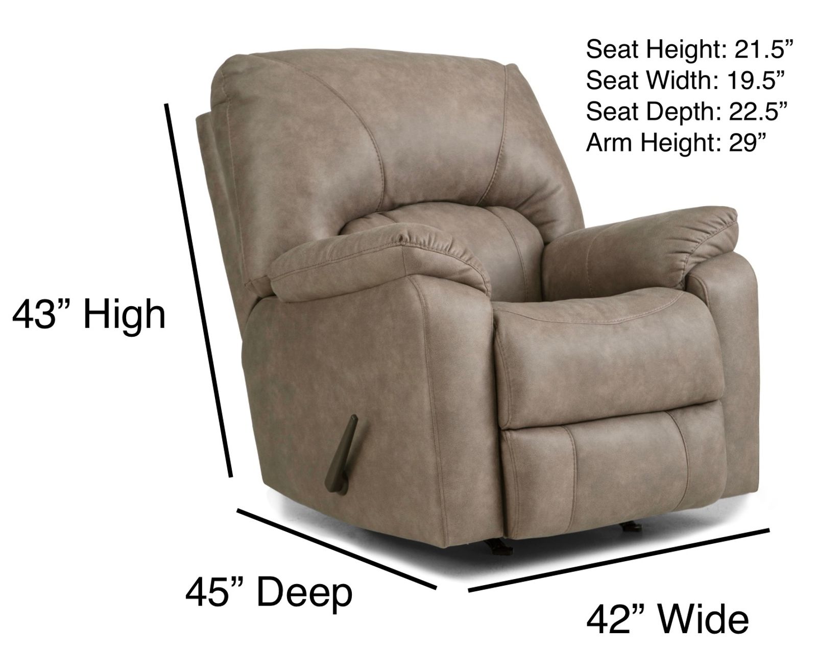 Janie Rocker Recliner (In stock)