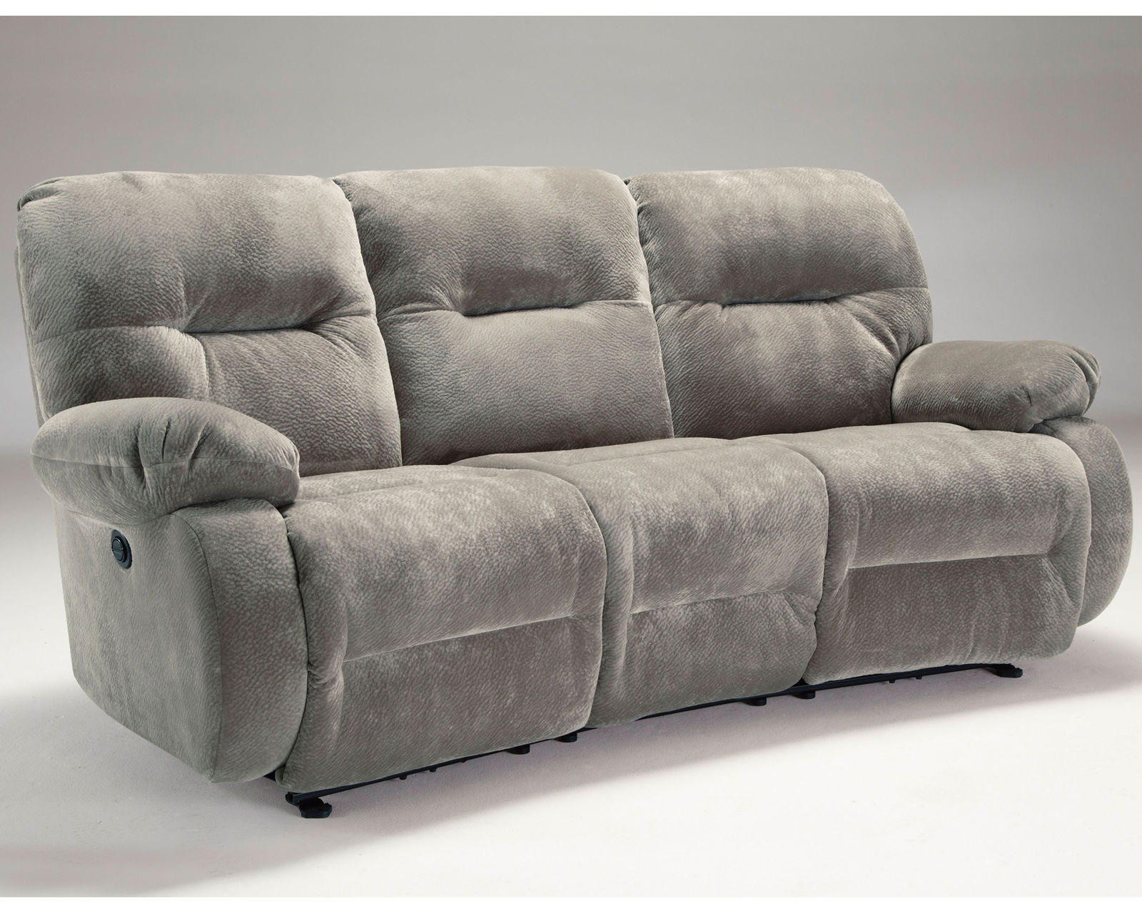 Brinley Double Reclining Console Loveseat (+100 fabrics) - Brinley Double Reclining Sofa