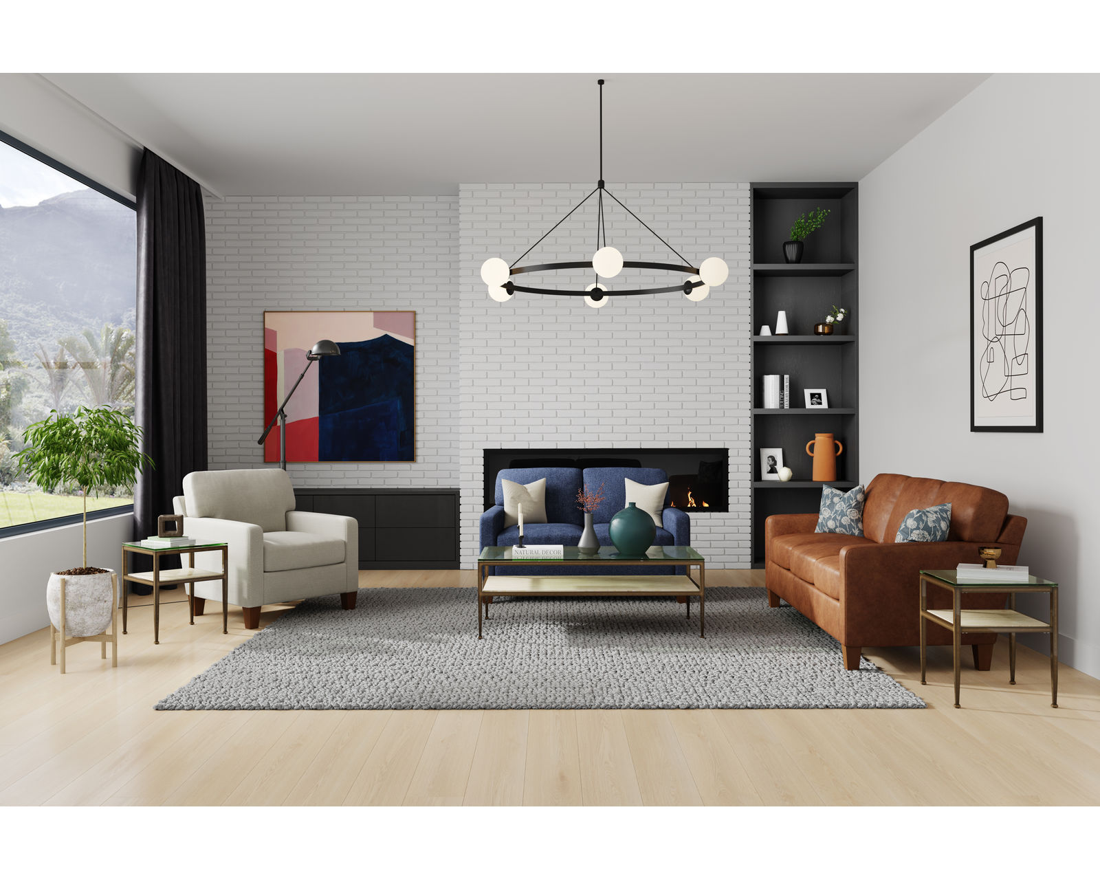 Moxy Track Arm Box Cushion Sofa Collection (5035)