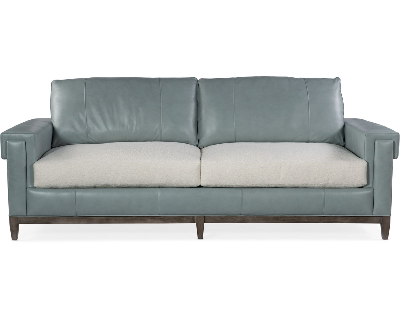 Bradington Young Noah 76" Studio Sofa (12 leathers) 8-Way Hand Tie - Noah 76" Stationary Studio Sofa 8-Way Hand Tie