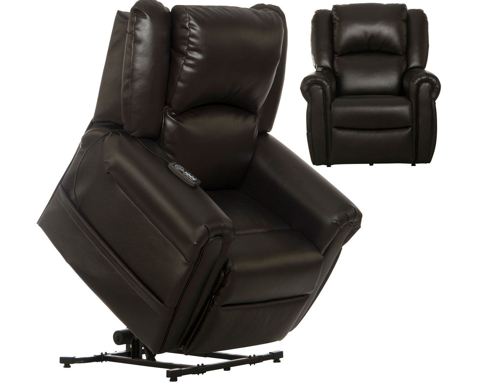 Cosset Power Lift Power Headrest Lay Flat Recliner w/ CR3 Heat & Massage Rated 250 Pounds