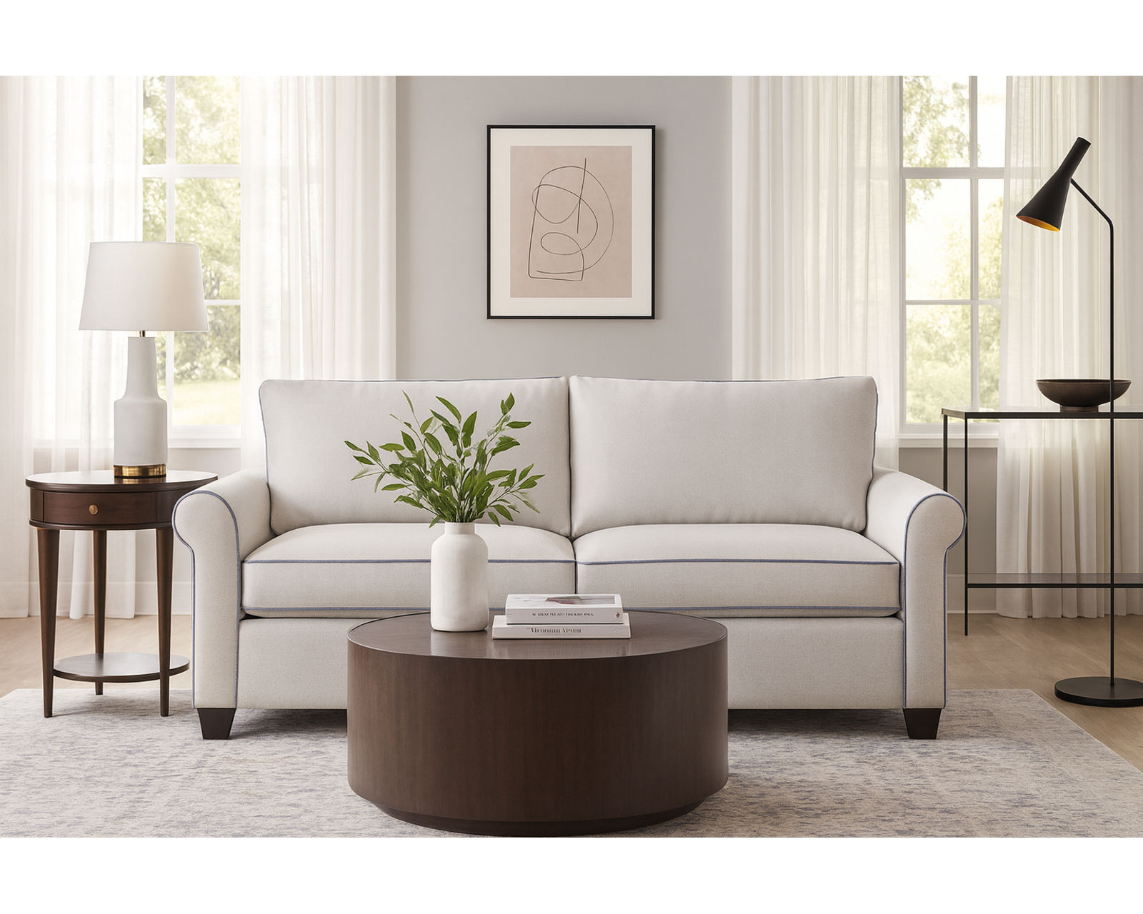 Park Lane 81" Sofa (+69 fabrics) - Park Lane 58" Loveseat
