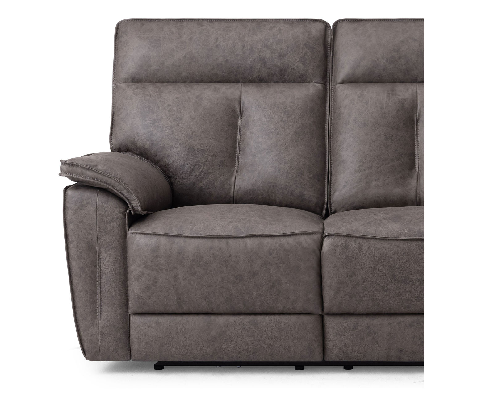 Oakley 41187 Power Headrest Power Reclining Sofa (86") +50 fabrics - Every smooth power movement is activated with a brushed-metal switch that features integrated USB charging.