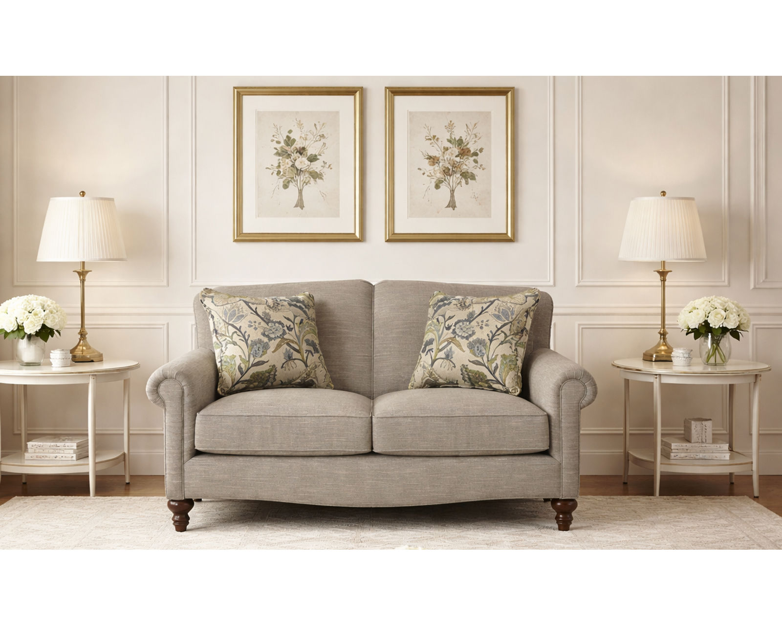 Eliza 79" Sofa  (+101 Standard and Performance Fabrics) - Eliza 636 Loveseat
