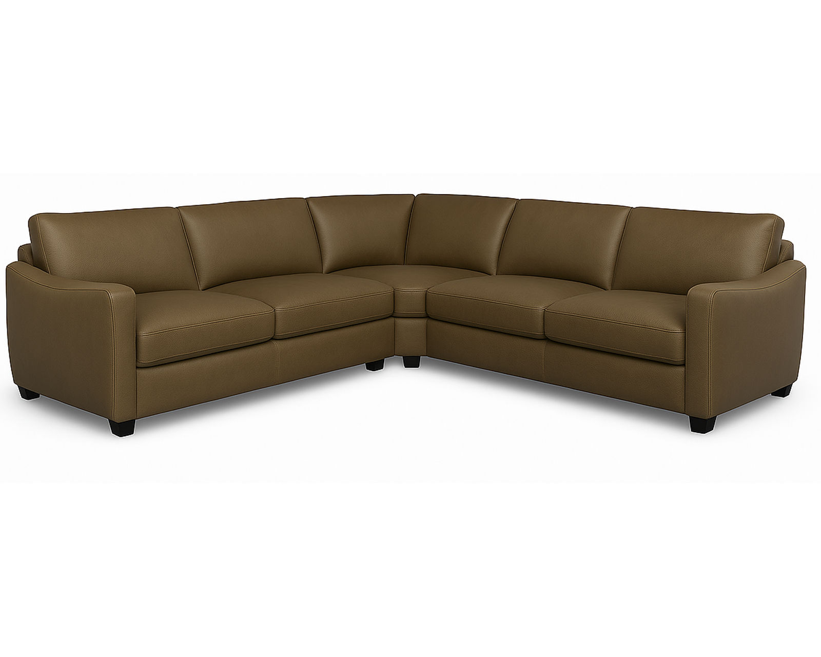 Charli 77743 Sectional (+100 leathers) - Layout N: Three Piece Sectional 120" x 120"