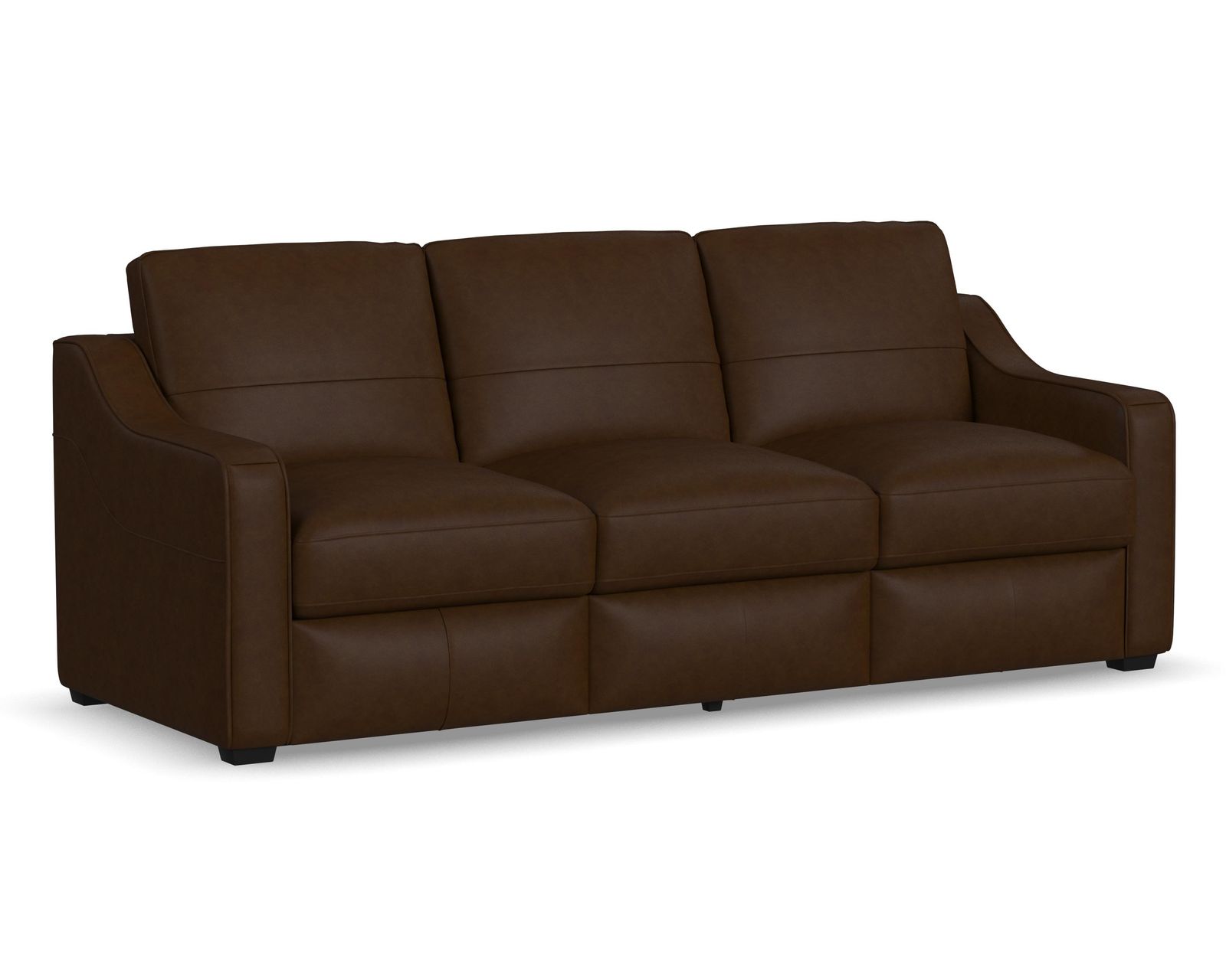 Hudson 98" Leather Sofa (2 leather colors) - Flexsteel — Built for Life, Designed for Comfort.