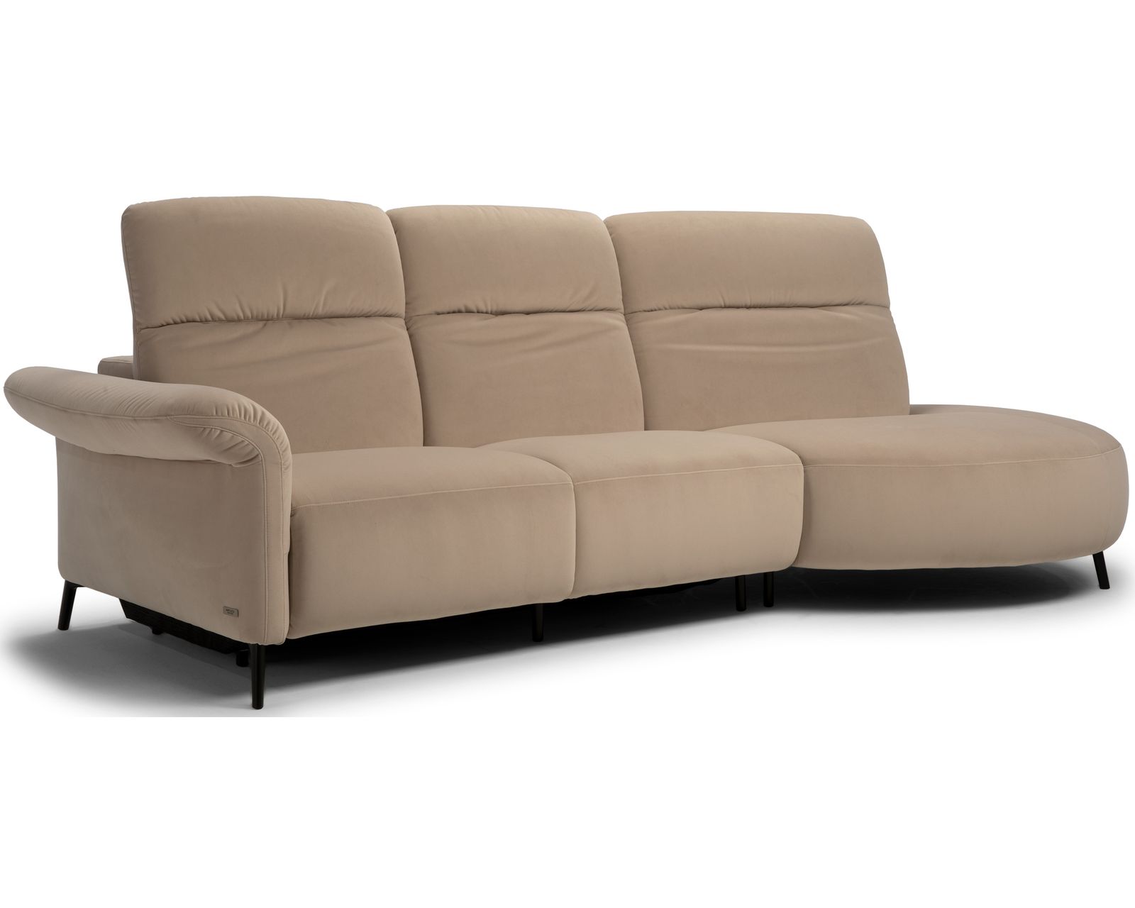 Venezia C300 Sectional (+40 fabrics) - Features manual adjustable headrests