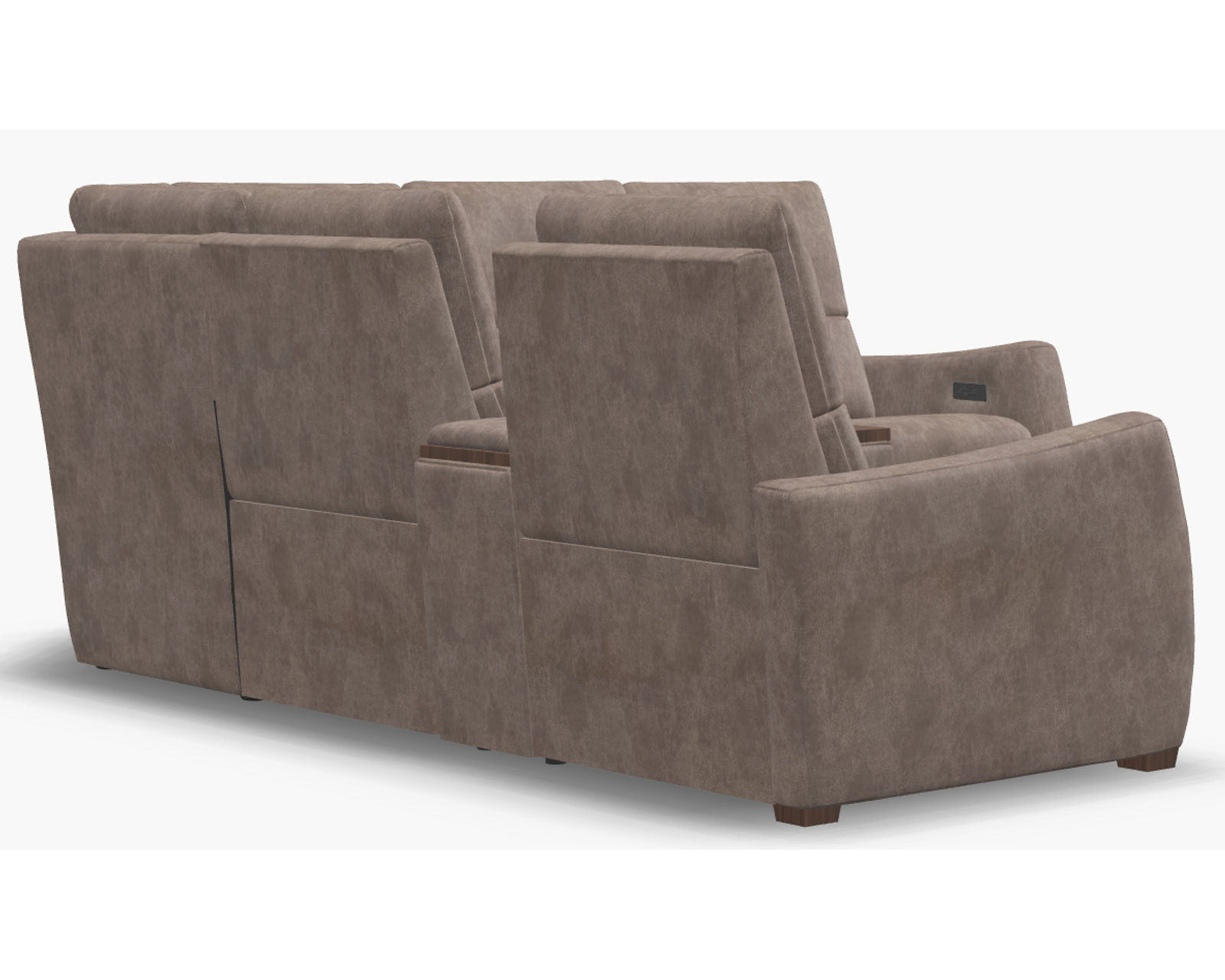 Luna 40110 Triple Power Reclining Sectional (+50 fabrics) - Layout A: Three Piece Reclining Sectional (2 recliner) 111" x 98"