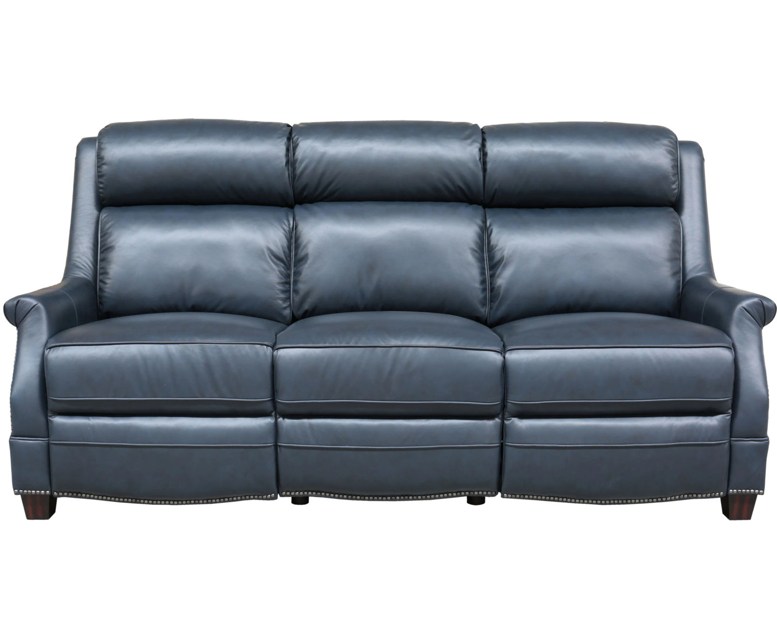 Warrendale Leather Power Headrest Power Recliner (Blue) In stock