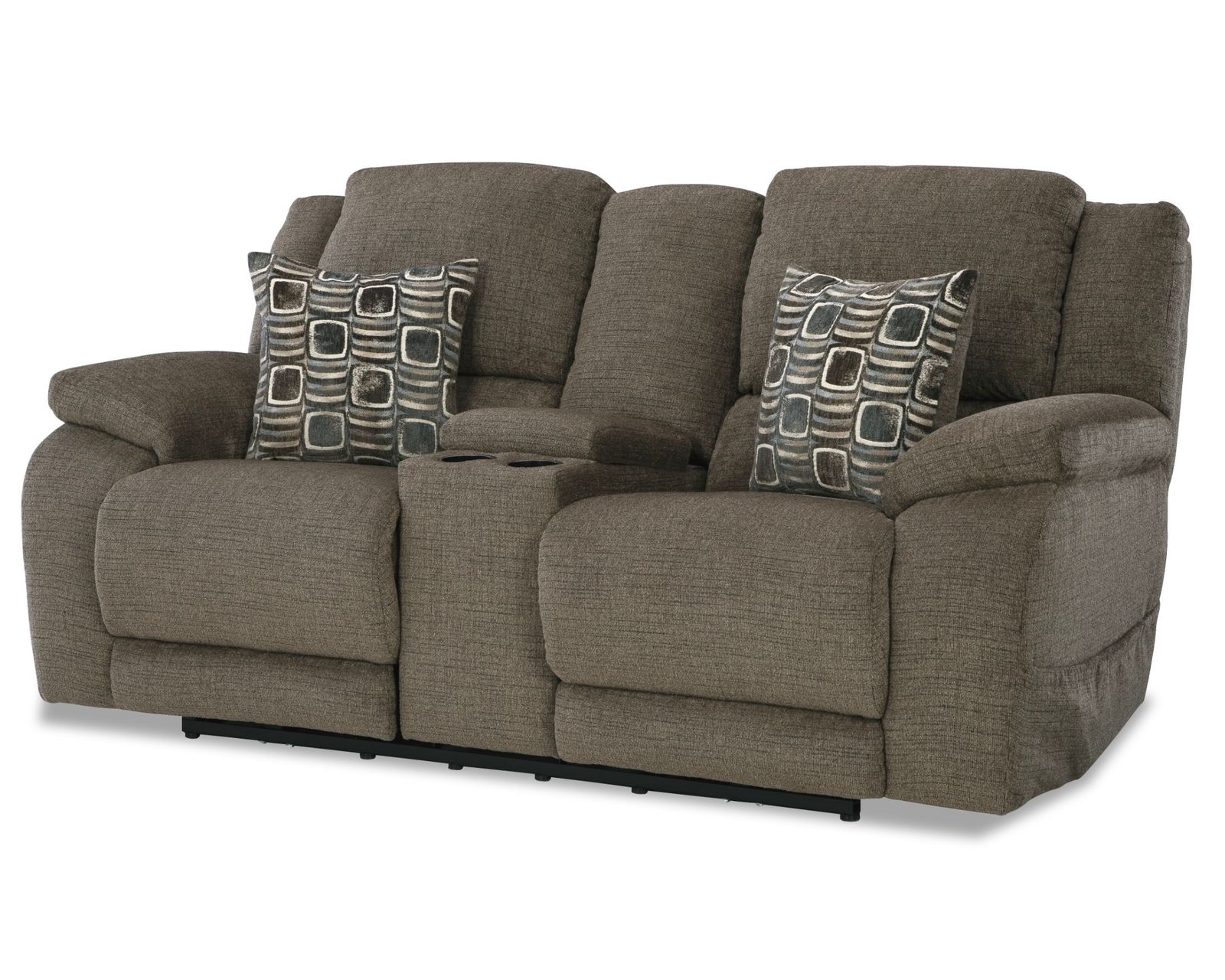 Michael 84" Power Reclining Console Loveseat (In stock) - Michael 84" Triple Power Reclining Console Loveseat