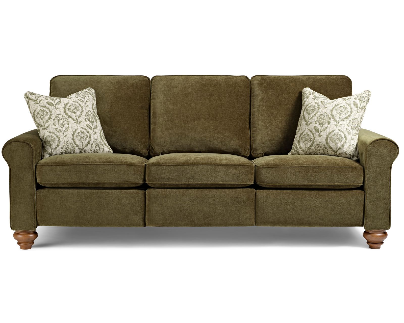 Weston 88" Power Incliner Sofa (+100 fabrics) 3 wood finishes - American Crafted. Built for a Lifetime of Comfort.