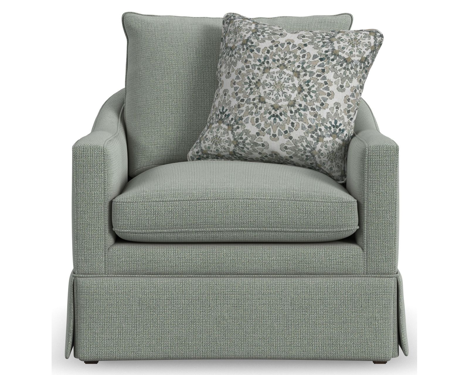 Eleanora 7572 Skirted Accent Chair (+100 fabrics) - Eleanora Skirted Accent Chair
