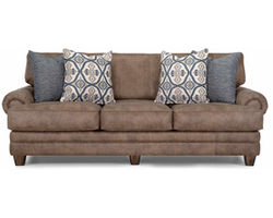 Sicily 101" Wide Sofa (The Look of Worn Leather. The Softness of Fabric)