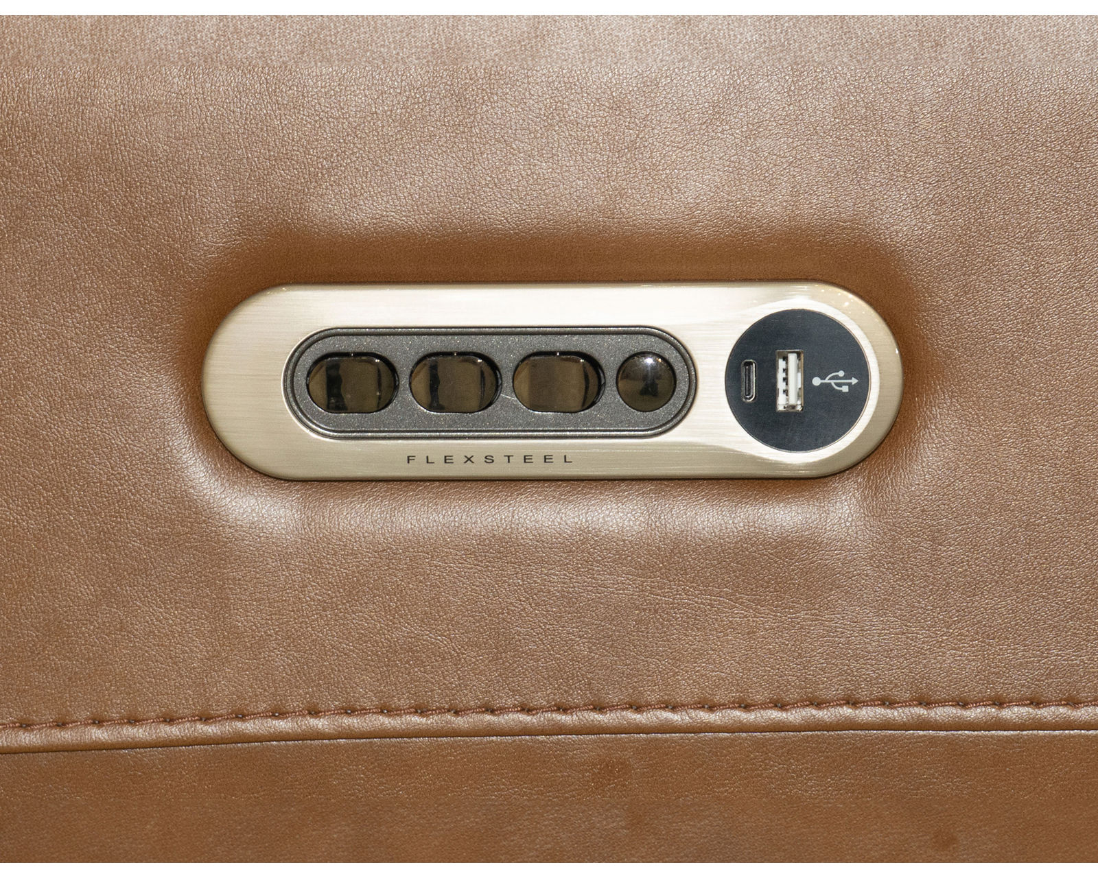Alister 71" Leather Power Gliding Loveseat with Console, Power Headrests & Lumbar (+3 colors) in stock