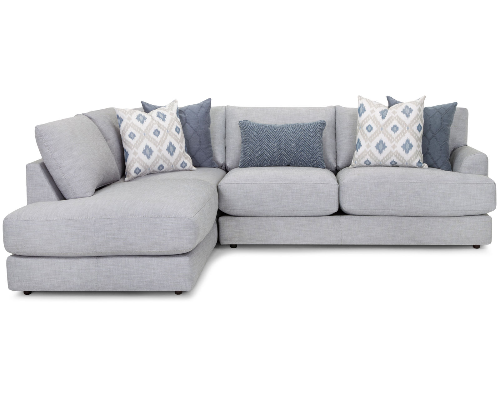 Indy 900 Modular Sectional (Infinity Chaise Comfort. Modular Freedom) - Layout A: Two Piece Sectional 87" x 110"