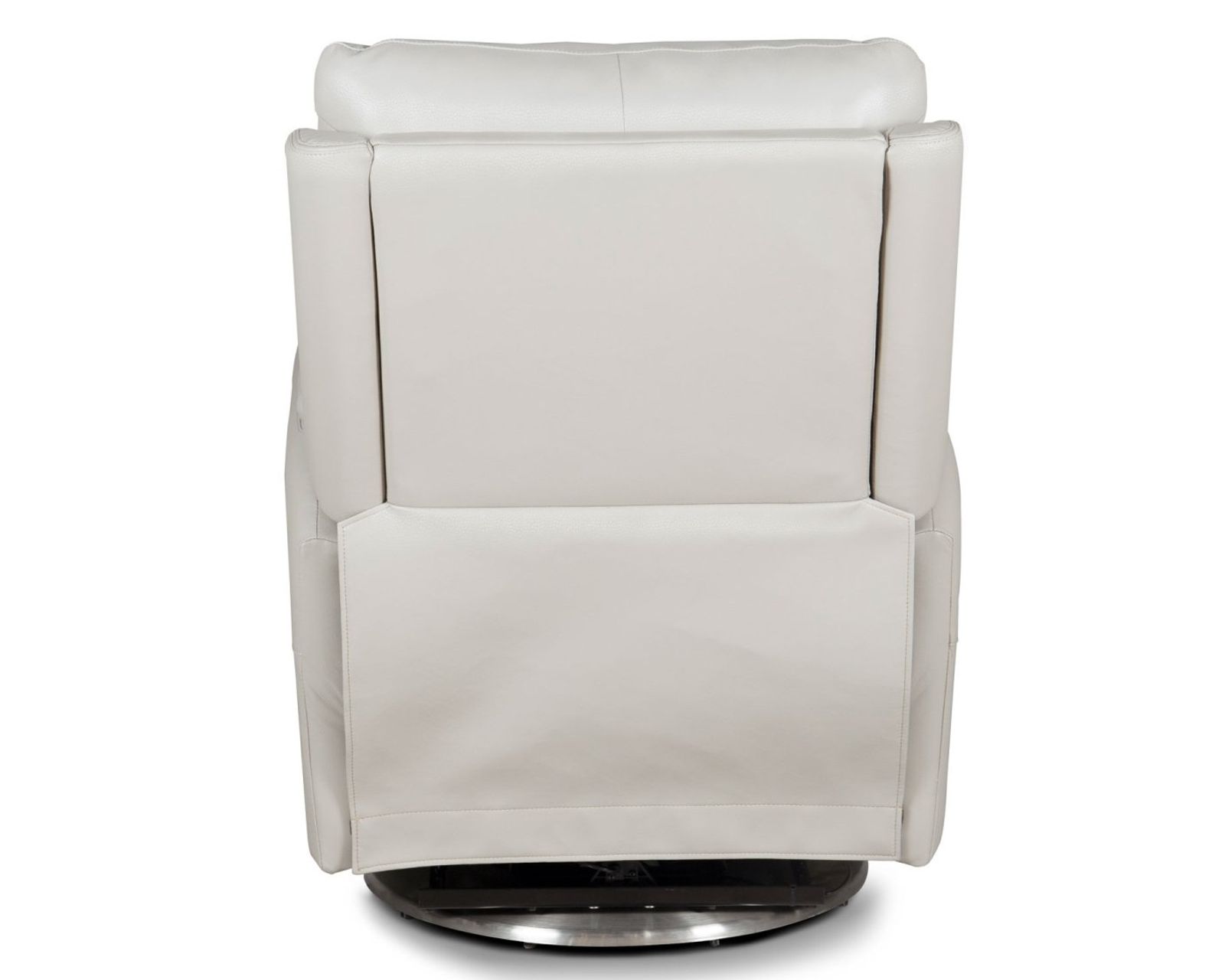 Salem Swivel Recliner w/Power Recline, Power Head Rest & Power Lumbar (Lay Flat) - Steel (In stock)