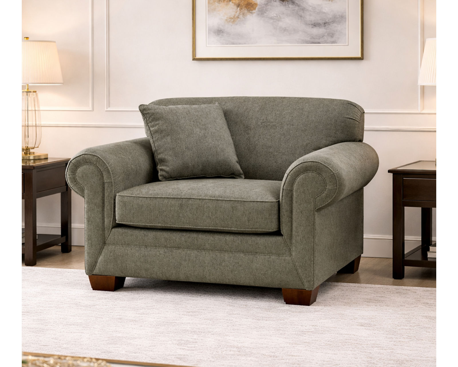Monroe 87" Sofa  (+101 Standard and Performance Fabrics) - Monroe Chair 43" Wide or 51" Wide