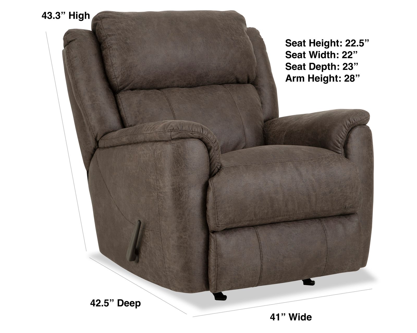 Laurel 88" Double Reclining Sofa (In stock) - Laurel Recliner