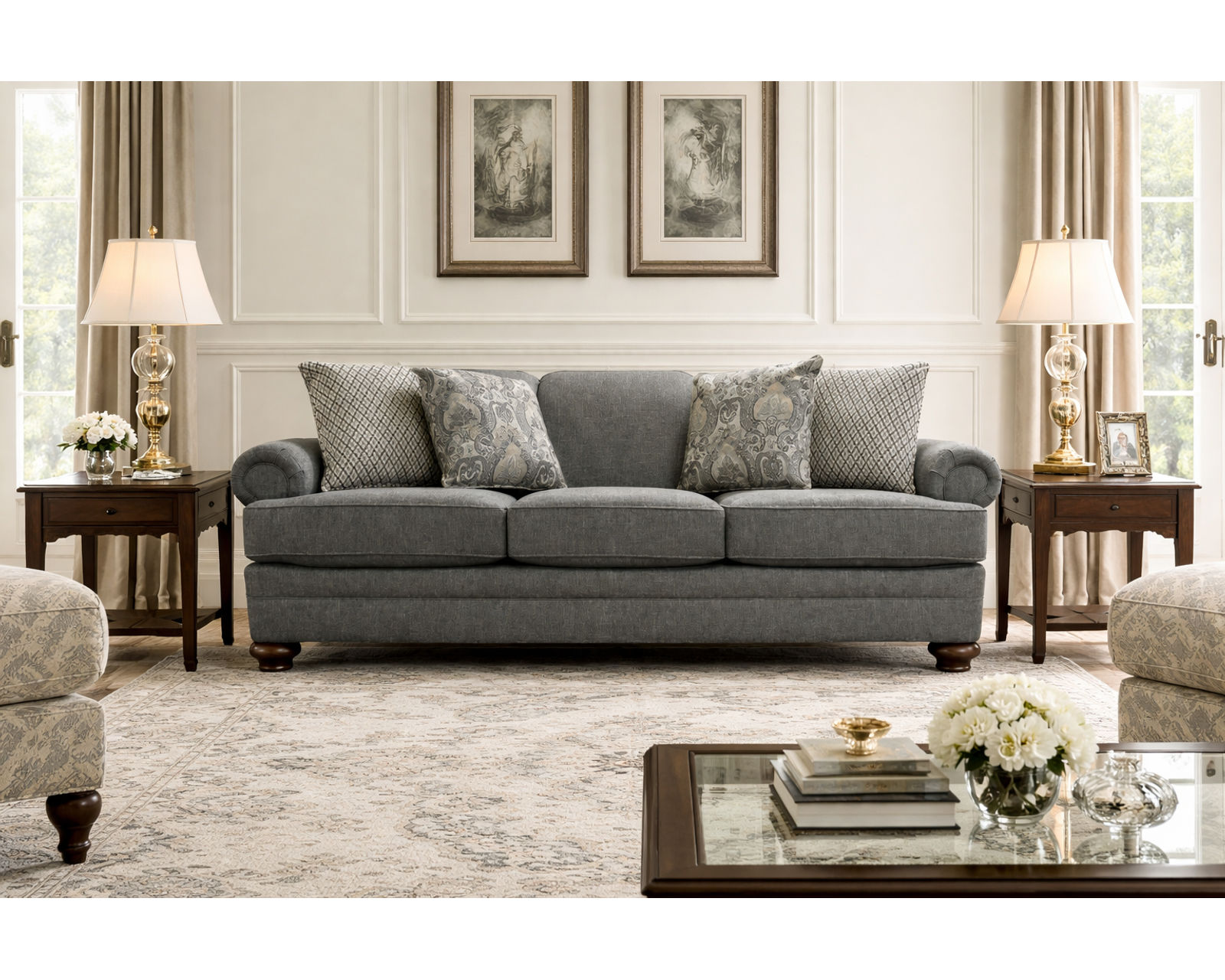 Reed 86" Sofa  (+100 Standard and Performance Fabrics) - Timeless Style. Built to Live In.