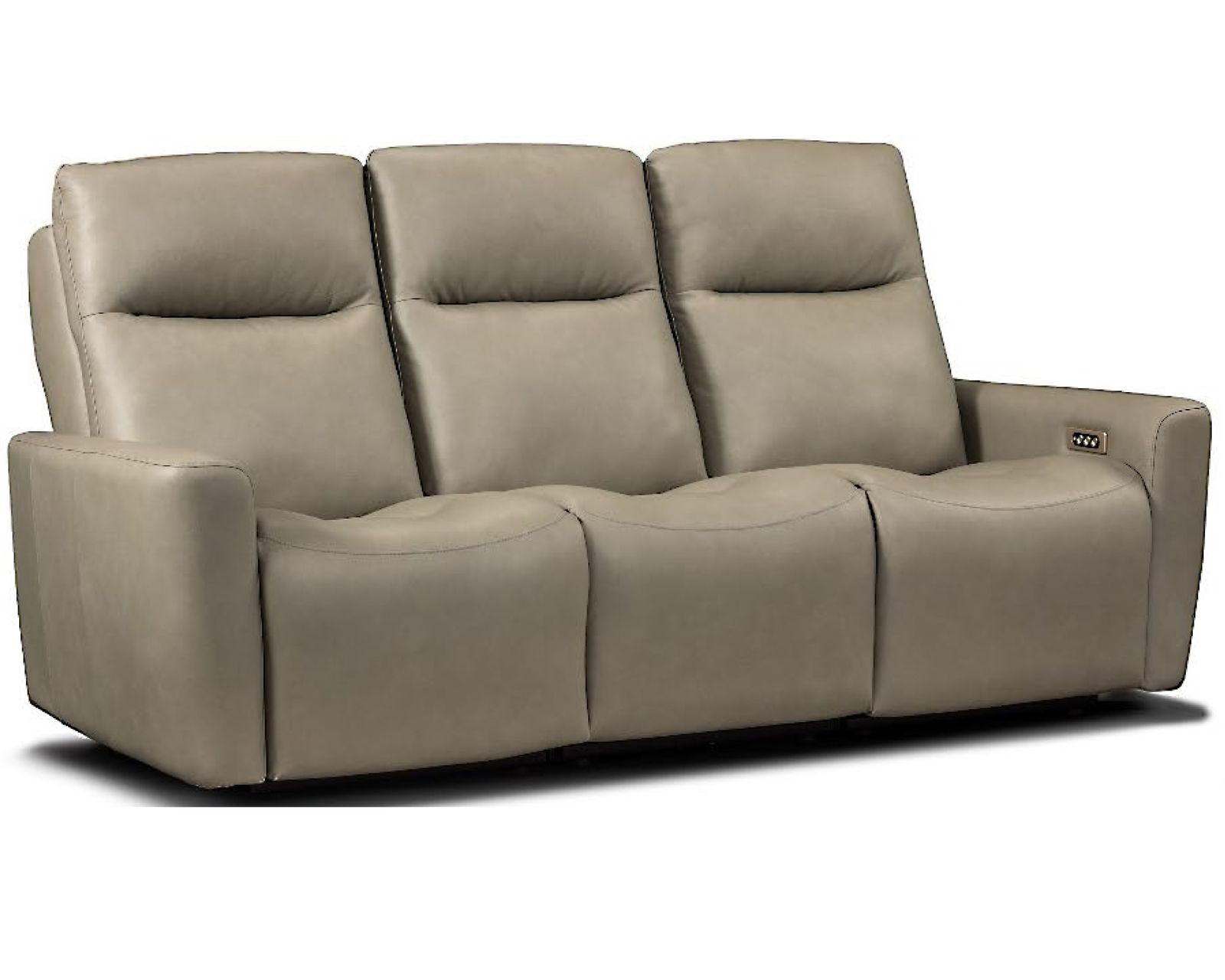  Ellie Reclining Sofa — Available in Standard & Wide Cushions, 140+ Leather Options, and 82", 85", or 114" Widths - Ellie 82" Reclining Sofa (3 cushions)