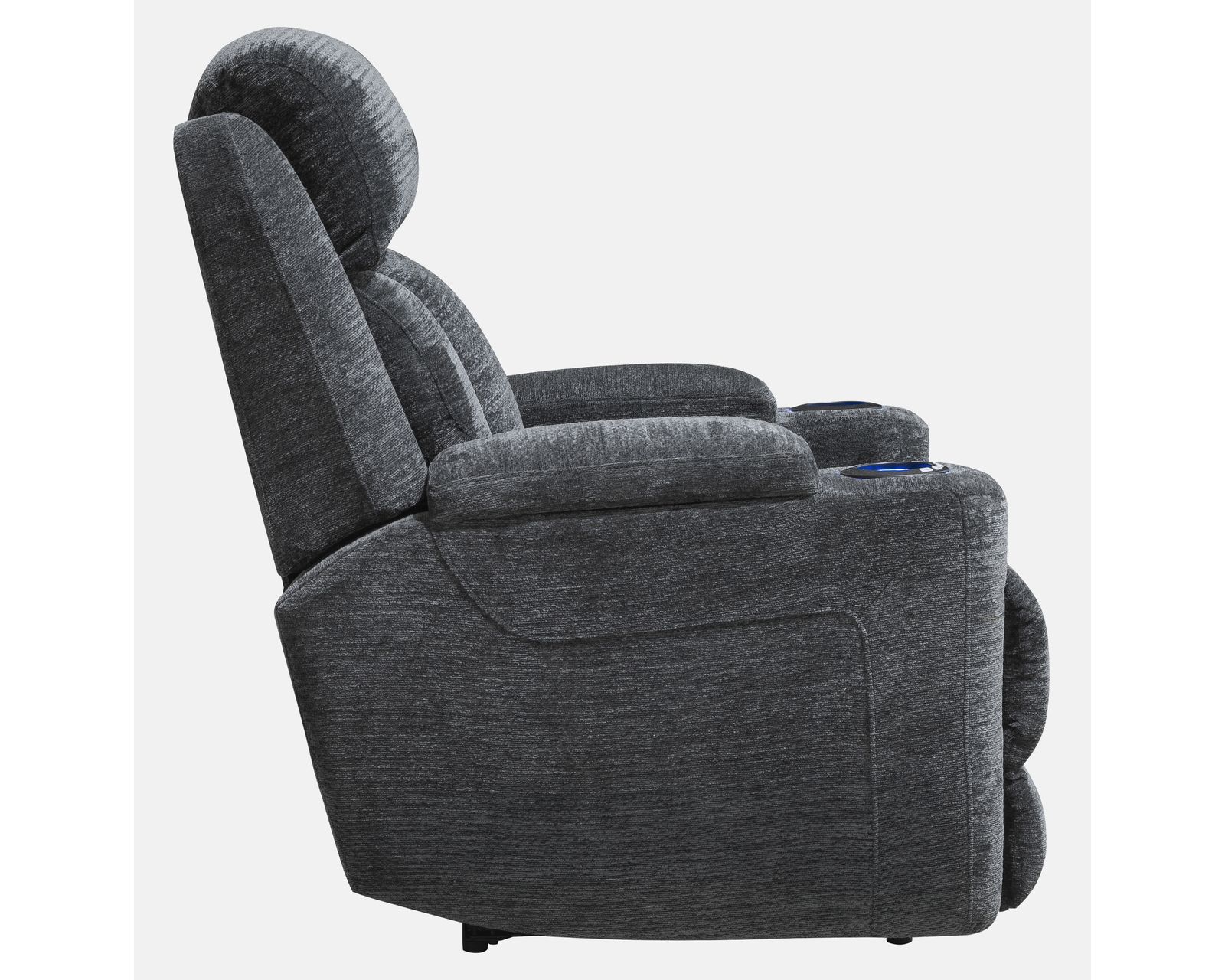 Dalton Power Headrest Power Recliner Charcoal (In stock - Fast shipping) - Dalton Power Headrest Power Recliner