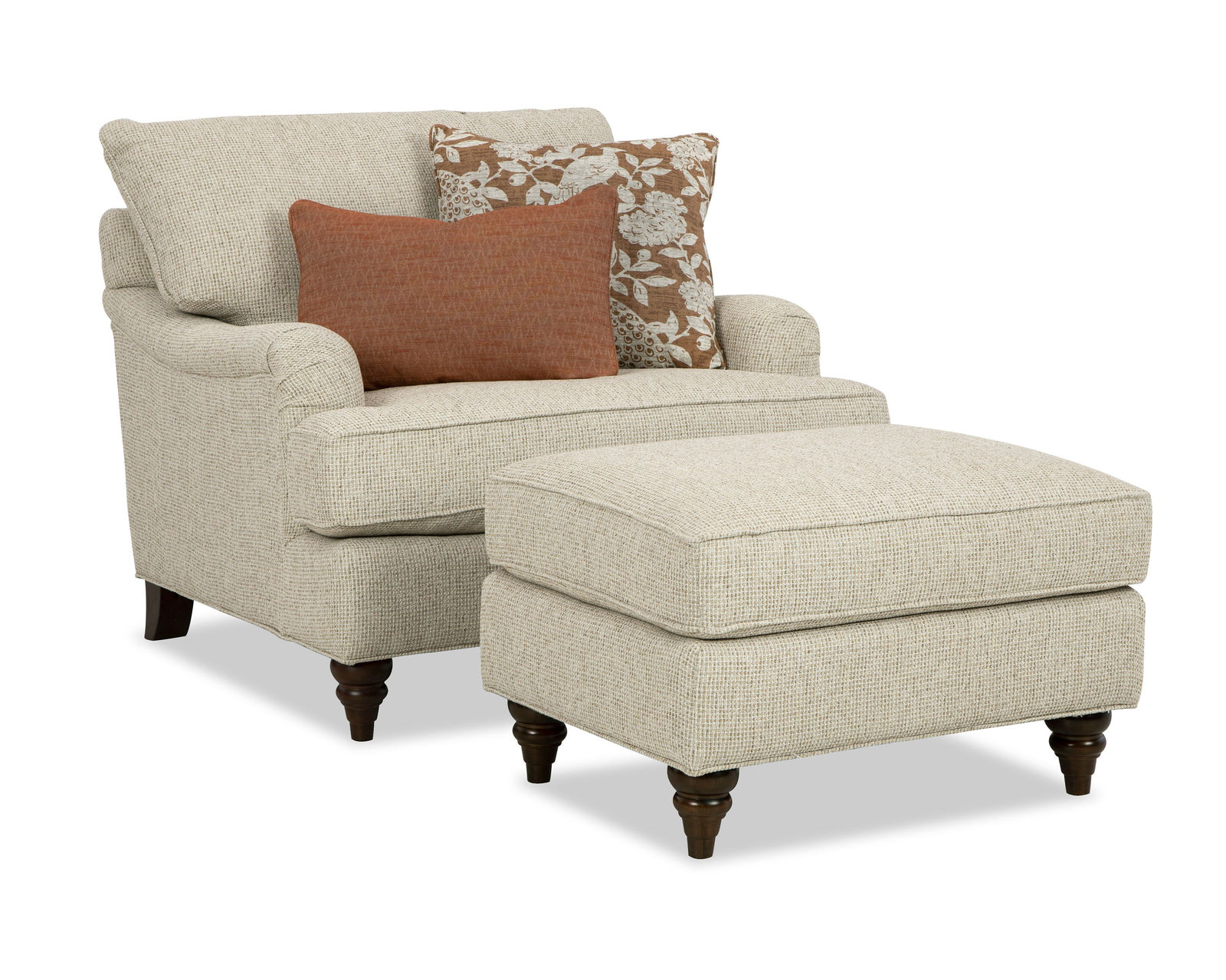 Piedmont 88" or 98" Sofa (Performance fabrics) P773654BD - Piedmont Chair and a Half and Ottoman