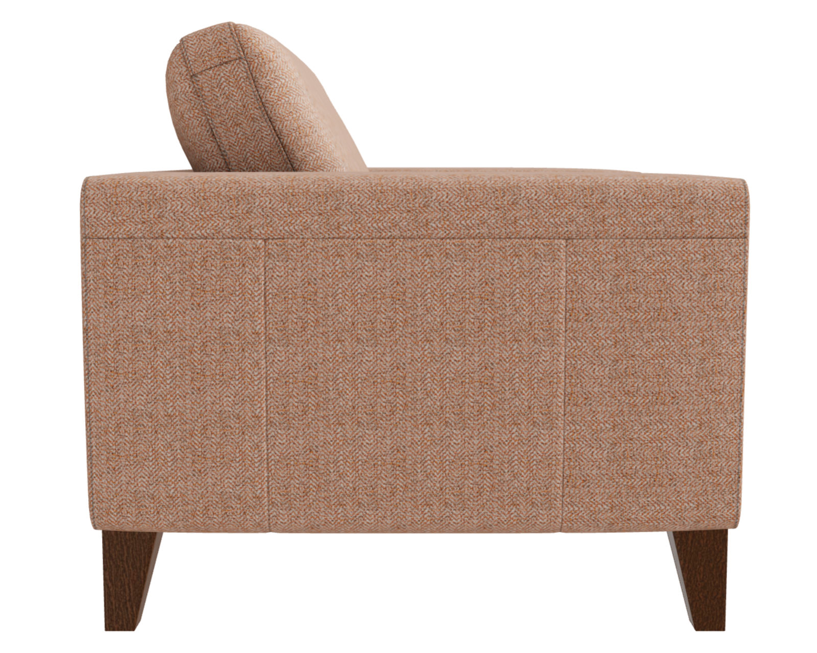 Sollievo B845 Chair (+50 leathers) - Sollievo Armchair shown in wood legs
