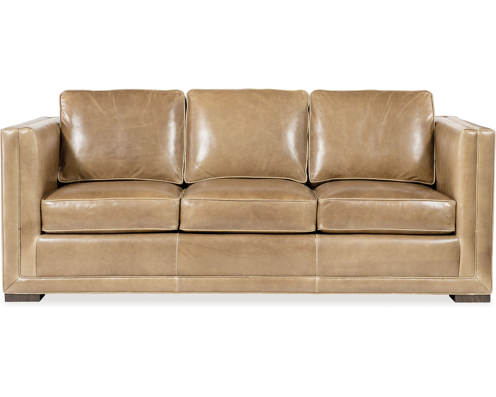 Bradington Young Ellary 663 Sofa (12 leathers) 8-Way Hand Tied - Ellary Stationary Sofa 8-Way Hand Tie