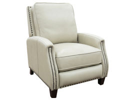 Melrose Leather Recliner (Cream) In stock