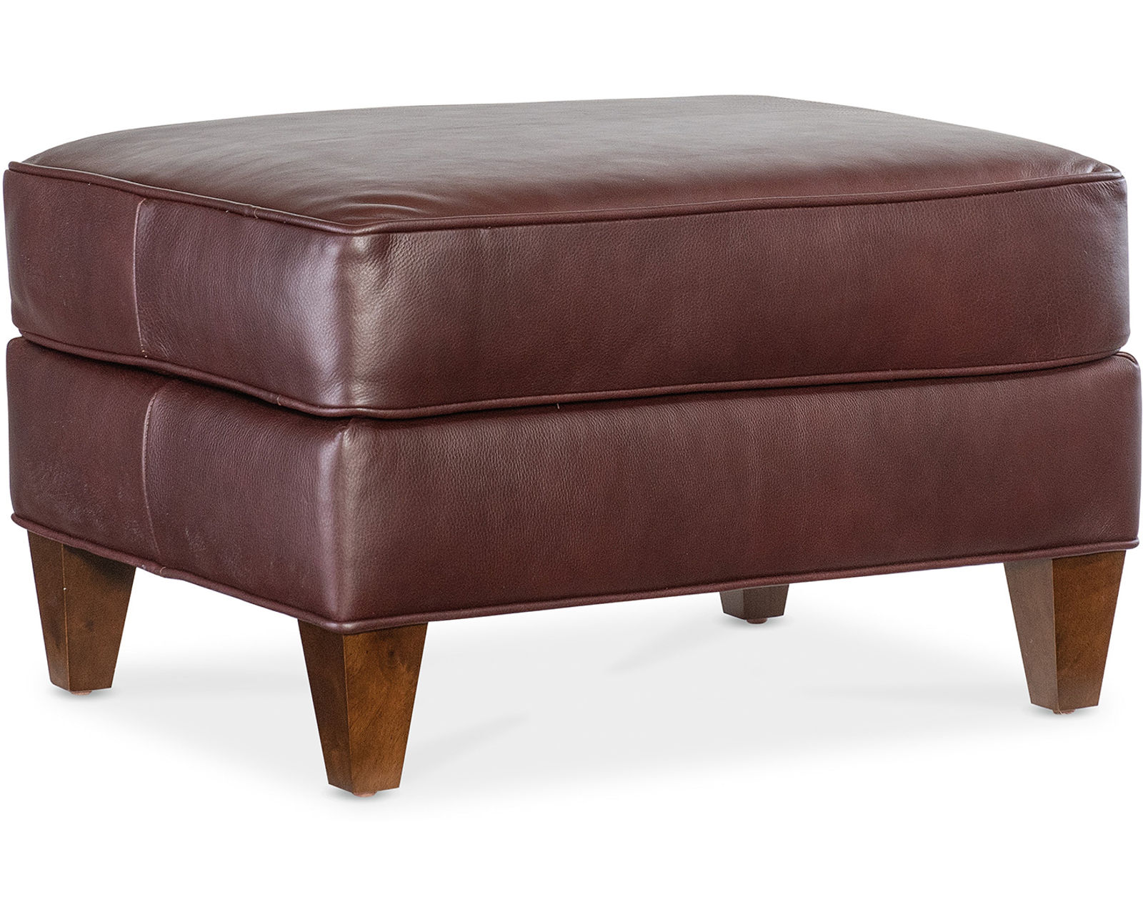 Bradington Young Tatum 626 Sofa (12 leathers) 8-Way Hand Tied - Tatum 22" x 29" Ottoman