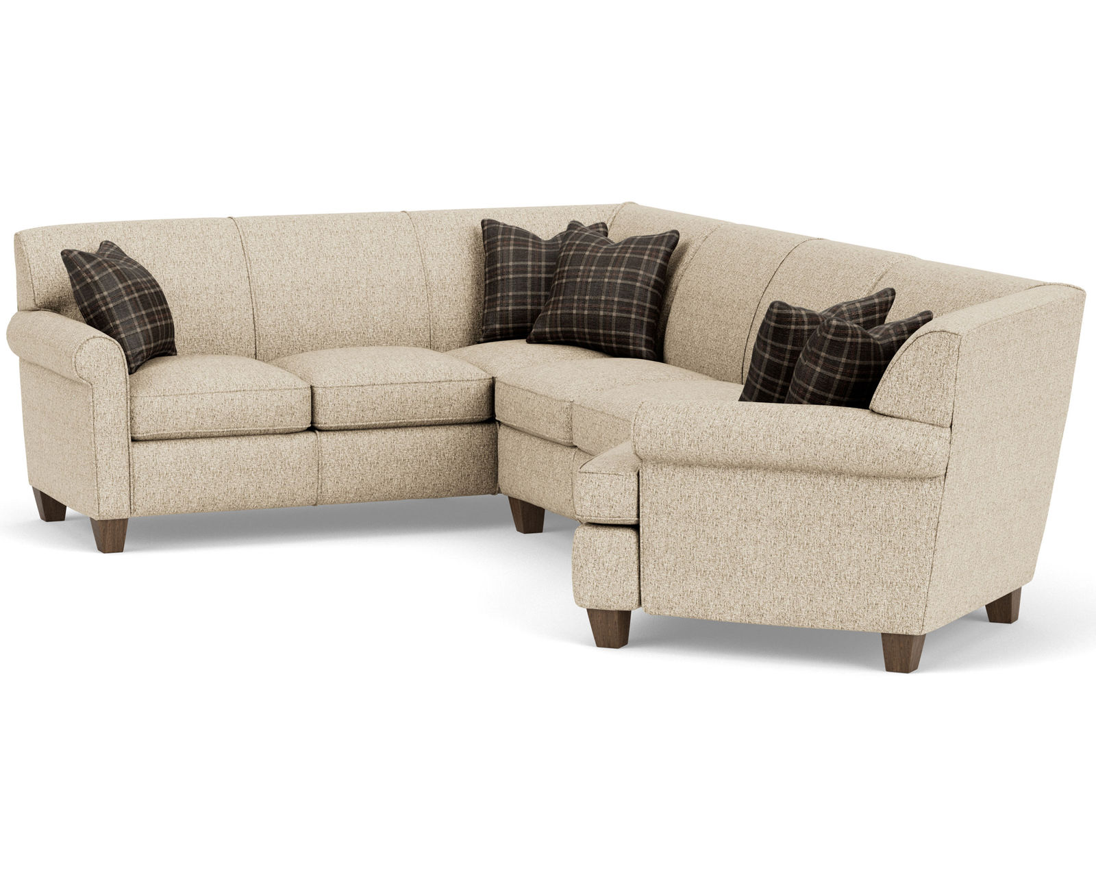 Dana 5990 Sectional (100+ fabrics) - Sectional Layout L:  Lifetime Warranty on internal structures