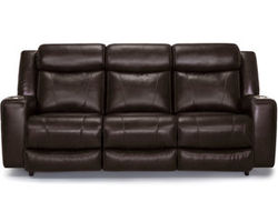 Carver 91" Power Headrest Power Reclining Sofa w/ Dropdown Table (Faux leather)