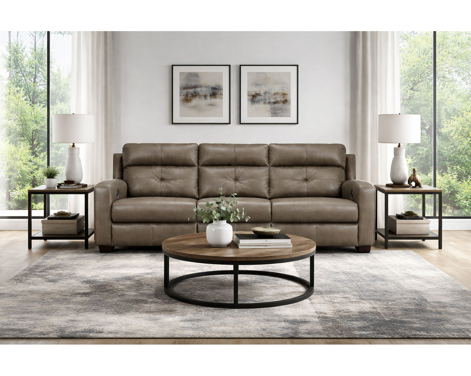 Chloe 83" Stationary or Reclining Sofa (+140 leathers) - Endless Custom Options. One Perfect Fit.
