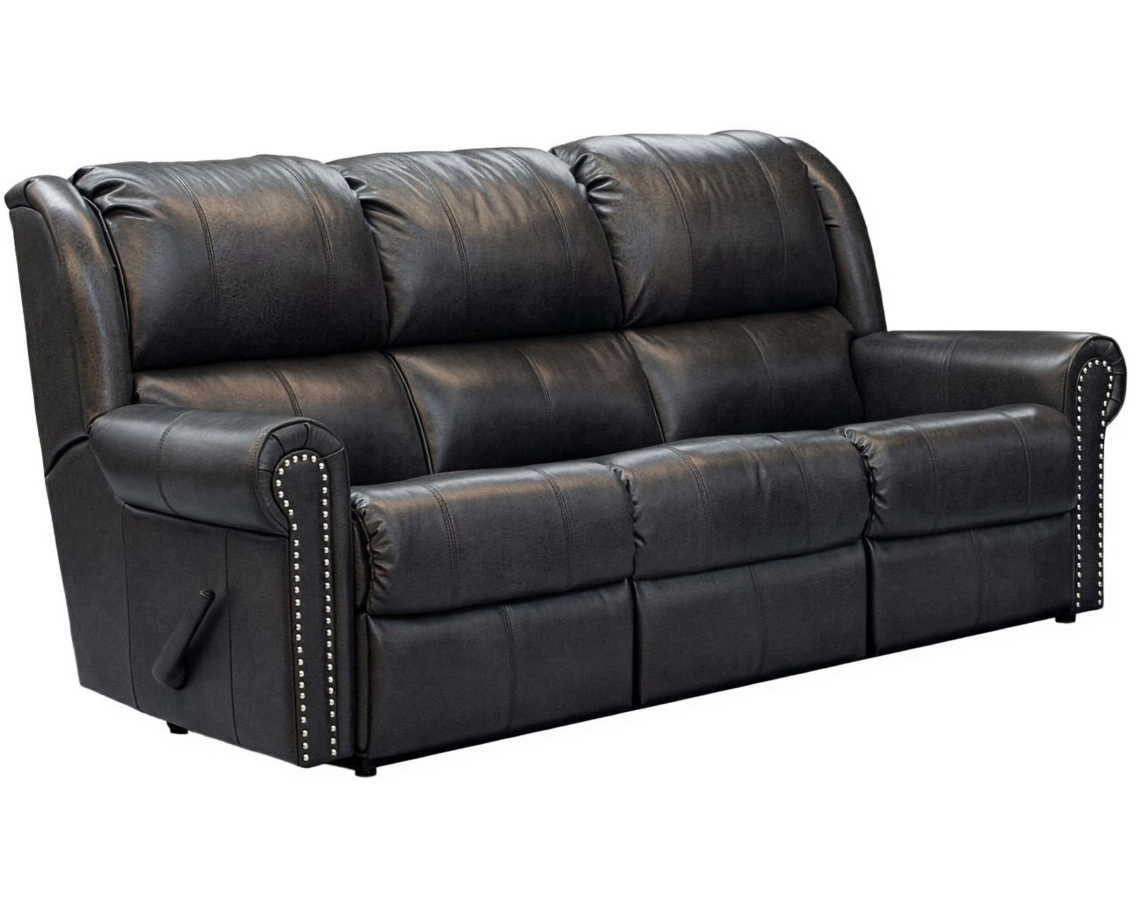 Rebecca Reclining Sofa — Available in Standard & Wide Cushions, 140+ Leather Options, and 82", 85", or 114" Widths