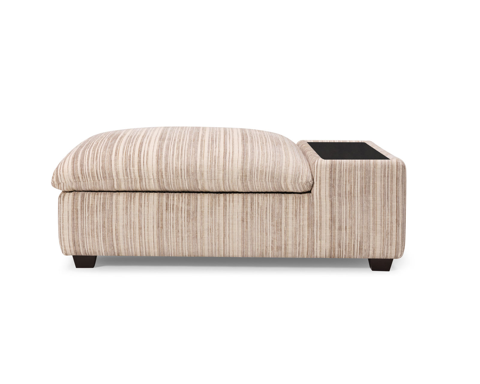 Madison 77658 Modern English Sectional (+60 fabrics) - Madison Storage Ottoman with 12" Table
