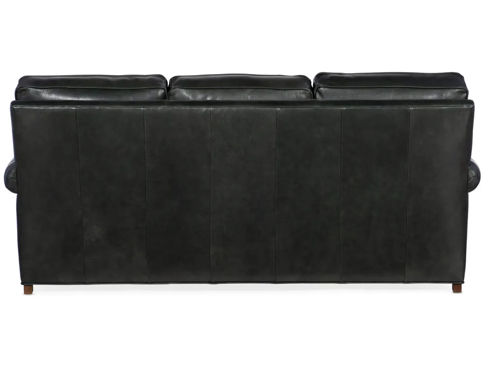 Bradington Young Reddish 579 Loveseat (12 leathers) 8-Way Hand Tie - Reddish Stationary Sofa 8-Way Hand Tie