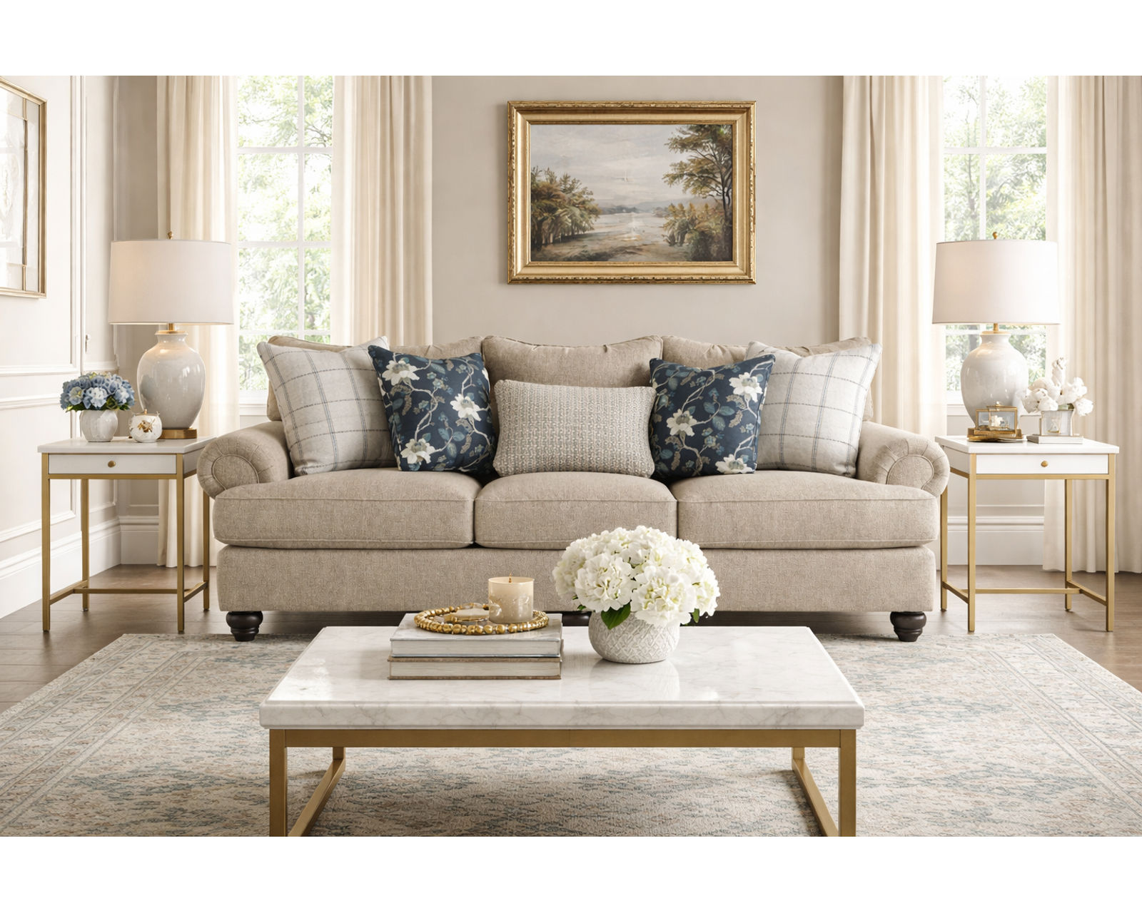 Arlington 7970 Sofa (IN STOCK) 100"  - Arlington 100" Sofa