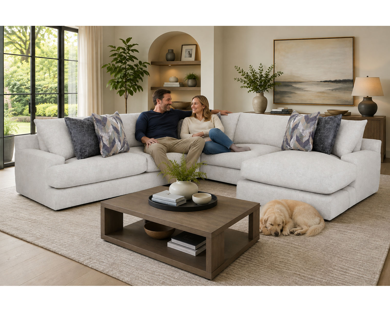 Alistair 961 Modular Sectional (Deep, Luxurious Comfort. Modular Versatility) - Luxury Looks. Beautiful Rooms. Surprisingly Affordable.